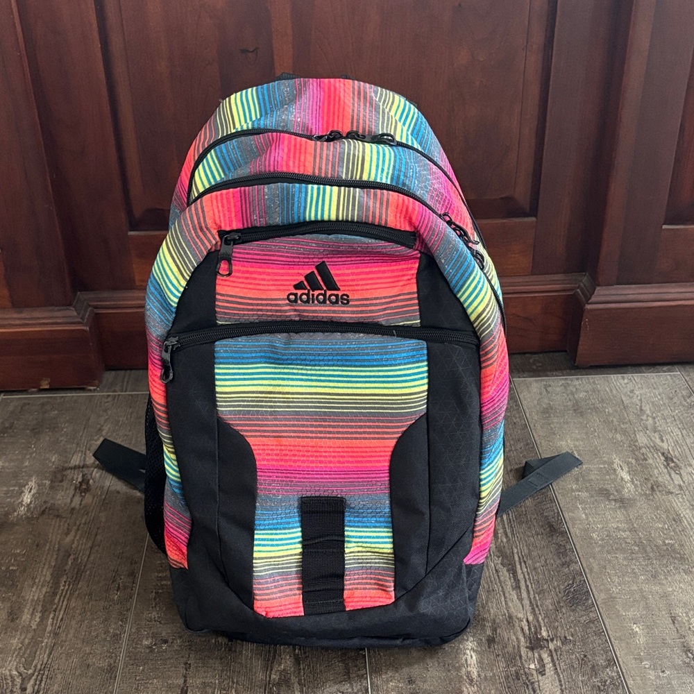 Adidas Backpack Multicolor Striped